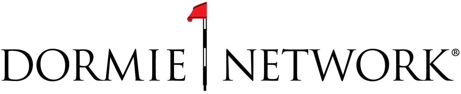 Dormie Network Logo R Black White Red
