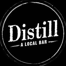 Distill bar and grill logo